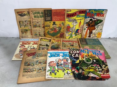 Vintage comics(worn condition)