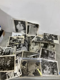 Vintage black and white film prints