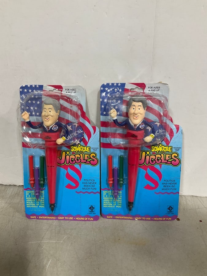 Squiggle Jiggles Politcal Squiggle Pens *new in boxes*: Squiggle Jiggles Politcal Squiggle Pens *new in boxes*