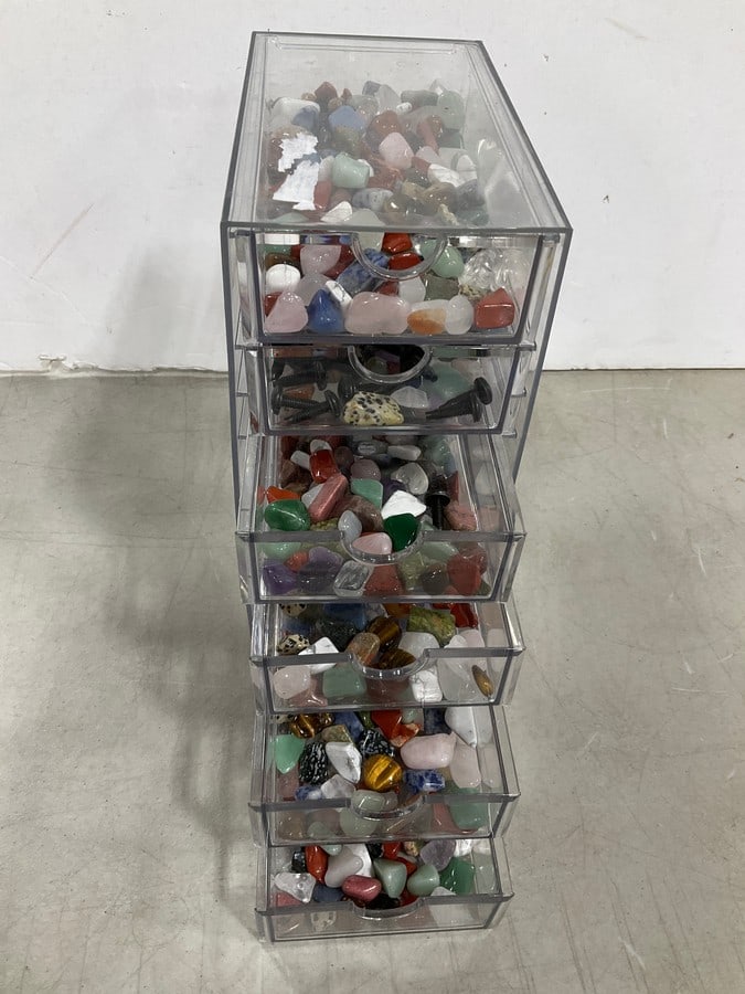 Organizer (10inx4inx7in) with Various Rocks/Minerals (1 of 1)