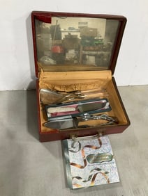 Old Hampshire Silverplated Server, and other Vintage Utencils