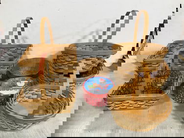 Various Wicker Baskets (Longest - 15in