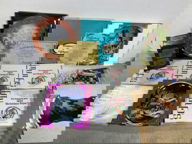 Various Decorative Ceramic Plates (Schmid, etc)