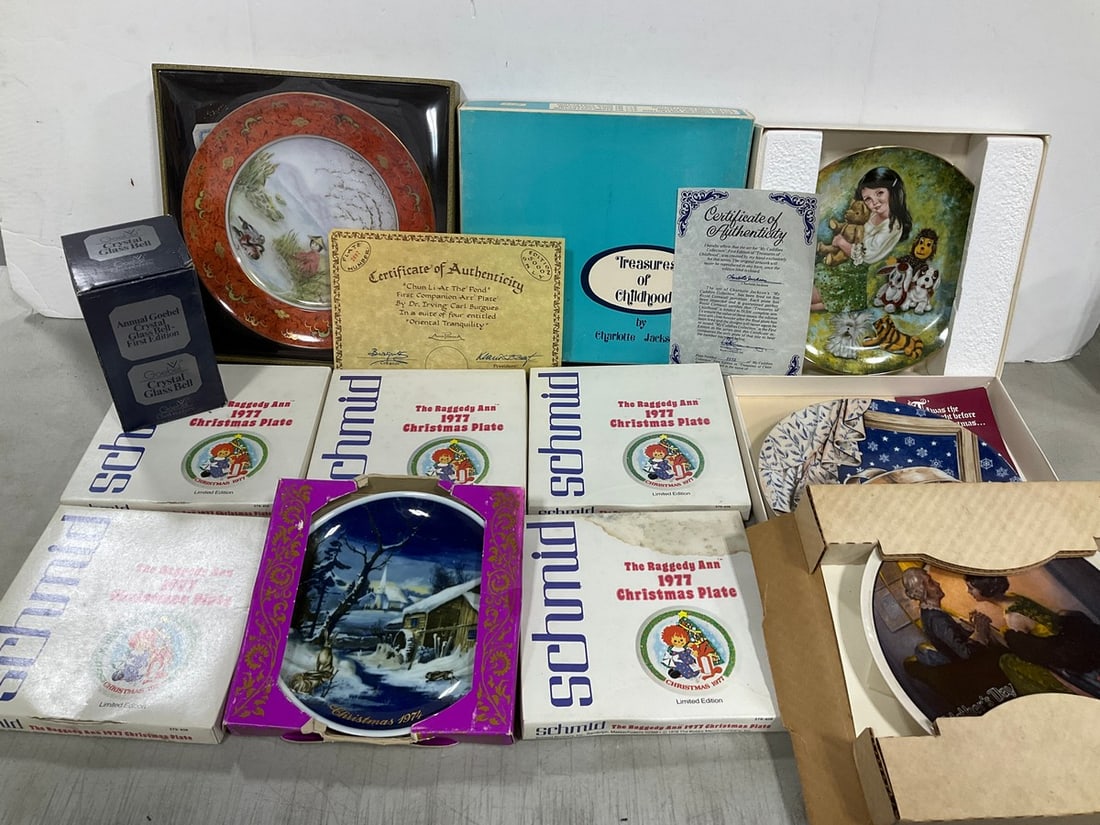 Various Decorative Ceramic Plates (Schmid, etc) (1 of 1)