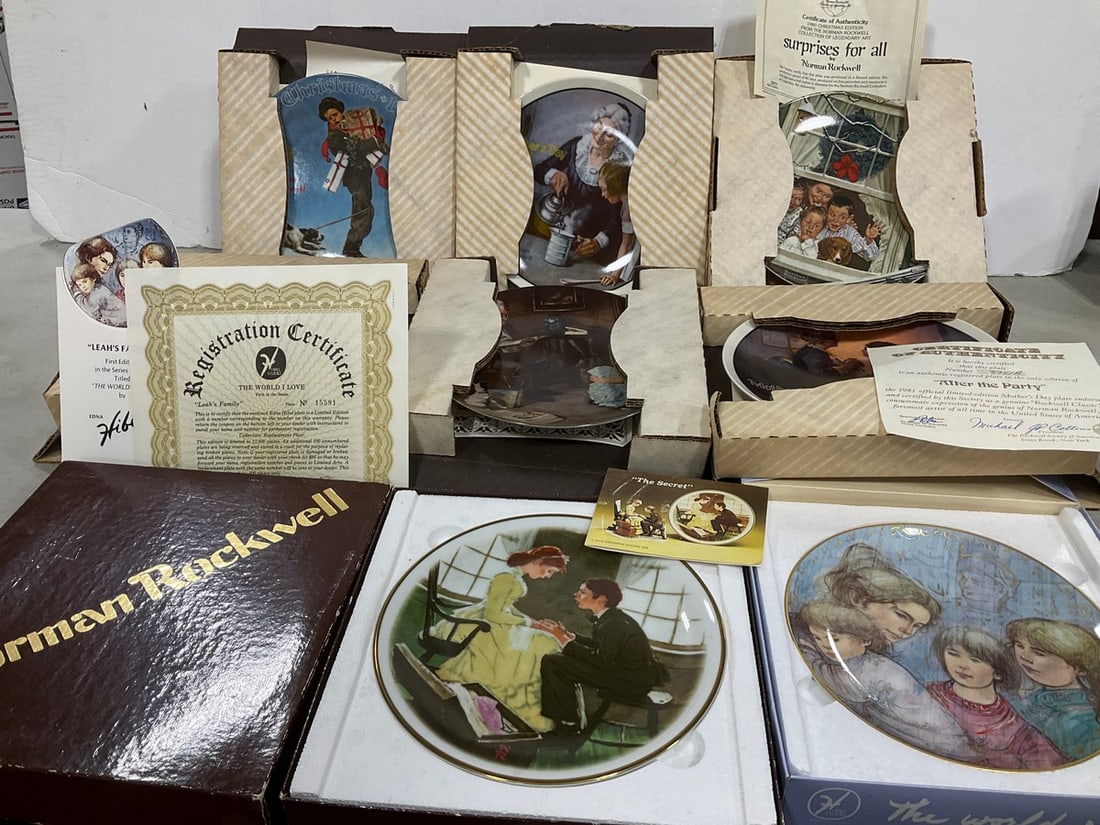 Various Decorative Ceramic Plates (Knowles, etc) (1 of 1)