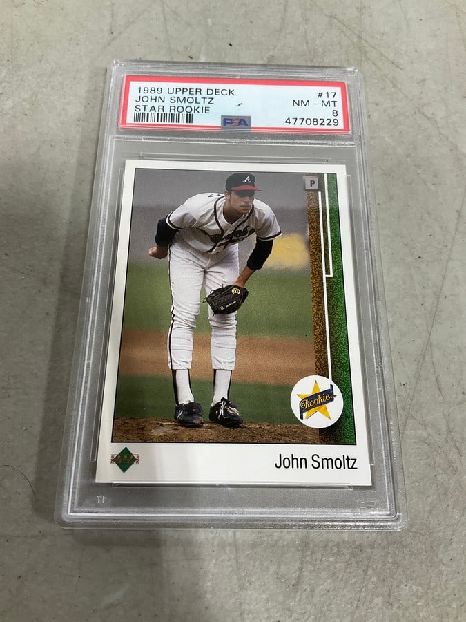 1989 Upper Deck John Smoltz Star Rookie Graded Card (1 of 1)