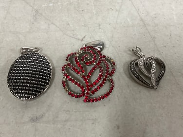 Various Sterling Pendants