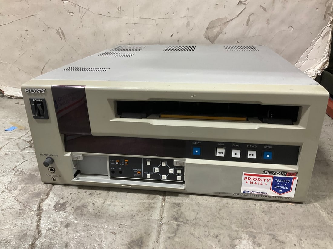 Sony Betacam SP Videocassette Recorder (UVW-1800): Sony Betacam SP Videocassette Recorder (UVW-1800)