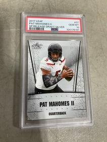 2017 Pat Mahomes Graded Card