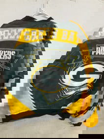 Green Bay Packers Zip Up Jacket (no size)