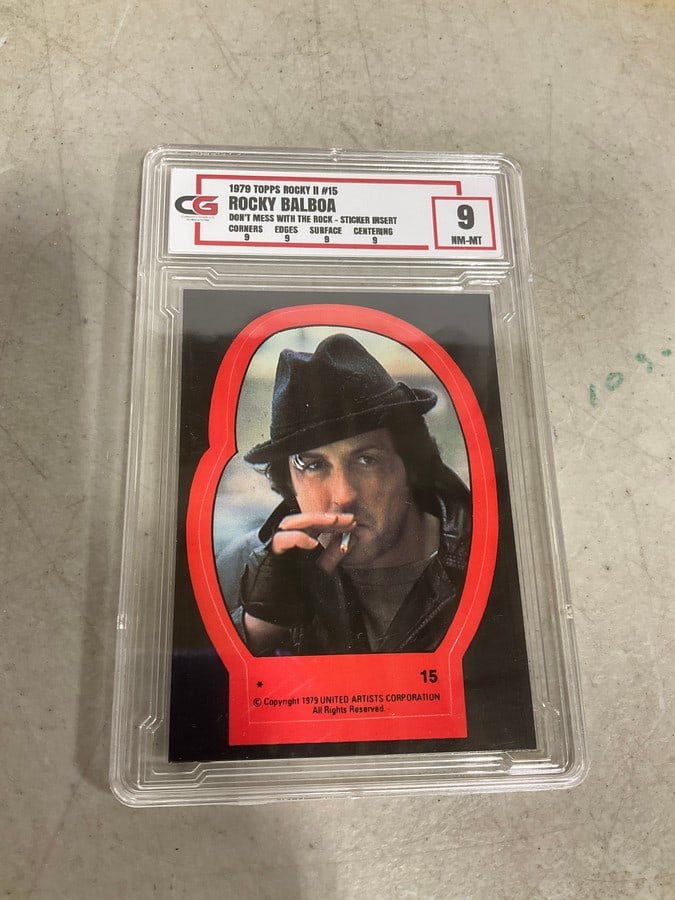 1979 Topps Rocky Balboa Graded Card: 1979 Topps Rocky Balboa Graded Card
