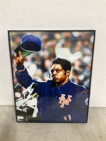 Framed Willie Mays Photographic Print