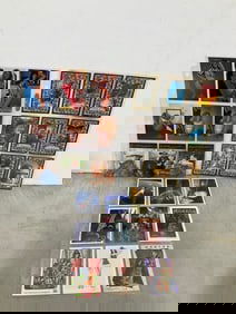 Various Collectible Cards in Card Sheets