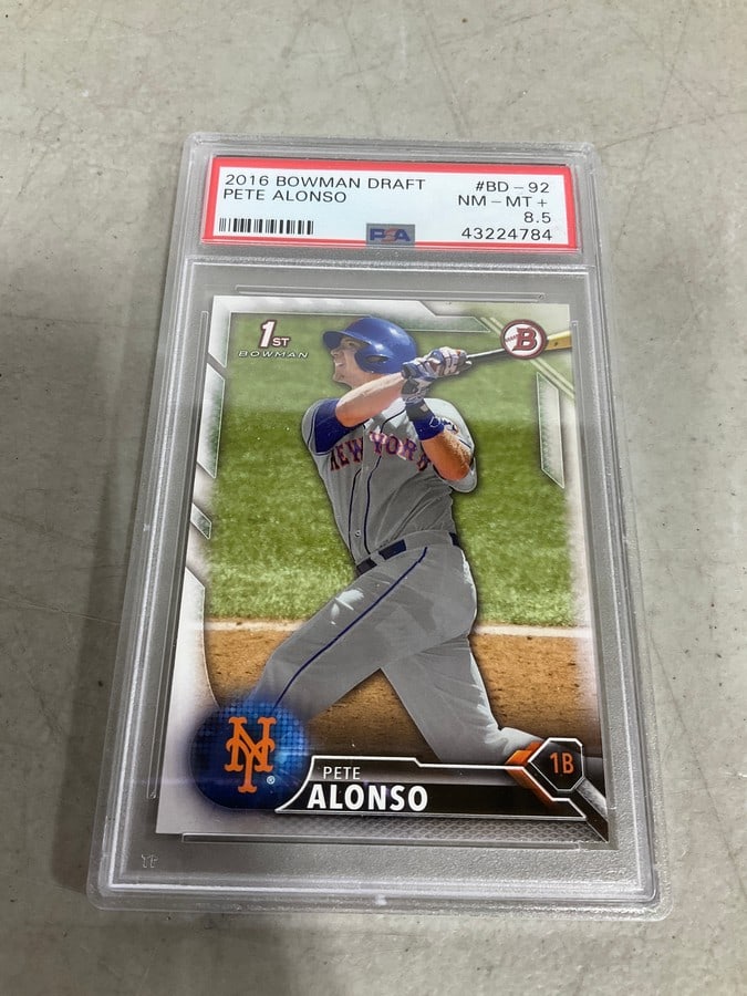 2016 Pete Alonso Graded Card: 2016 Pete Alonso Graded Card