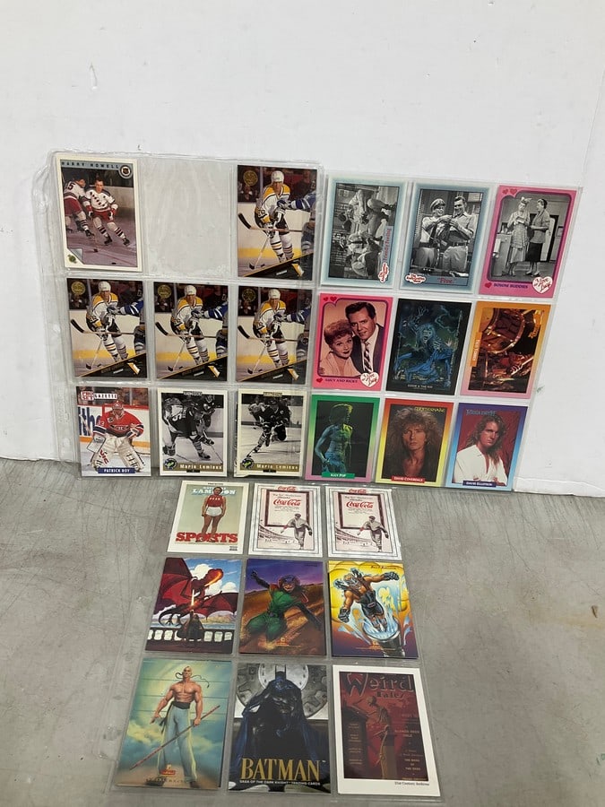 Various Collectible Cards in Card Sheets (1 of 1)