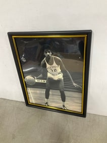 Framed Julius Erving Photographic Print (8inx10in)