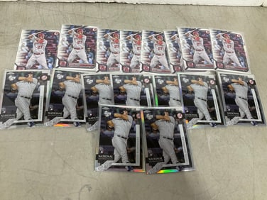 Mike Trout and Jasson Dominguez Collectible Cards