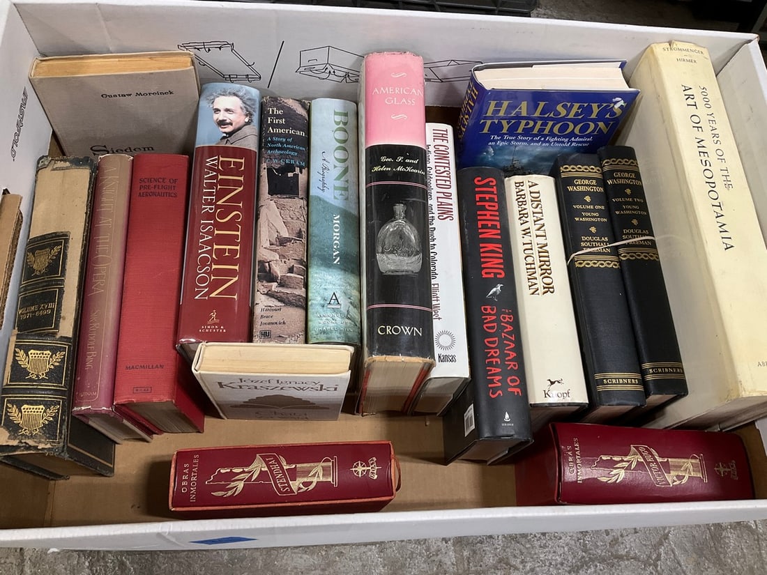 Vintage books(Art of Mesopotamia, A Distant Mirror, Halsey's Typhoon, and more): Vintage books(Art of Mesopotamia, A Distant Mirror, Halsey's Typhoon, and more)