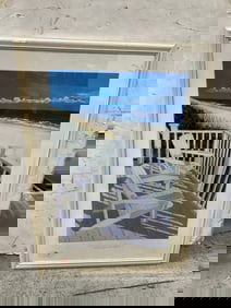 Framed Renewal of Spirit Sun and Sea Art Print by Robert Selkowitz (26.5inx38.5in)