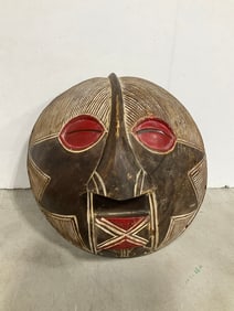 Wooden Tribal Tiki Mask