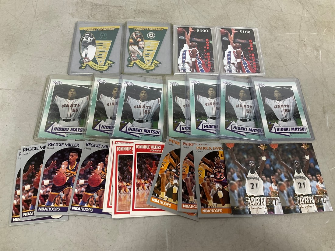 Various Sports Cards (Hideki Matsui, Kevin Garnett, etc): Various Sports Cards (Hideki Matsui, Kevin Garnett, etc)