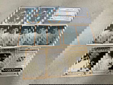 Various Baseball Cards (Babe Ruth, etc)