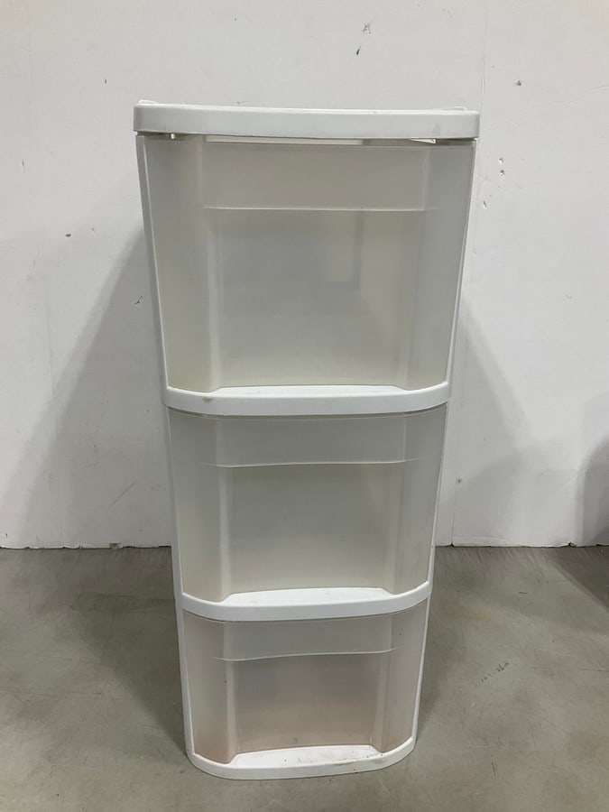 3 Drawer Plastic Cabinet (24.5inx10inx16in) (1 of 1)