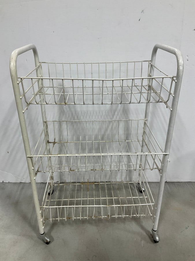 White Rolling Rack Organizer (25inx16inx10in) (1 of 1)