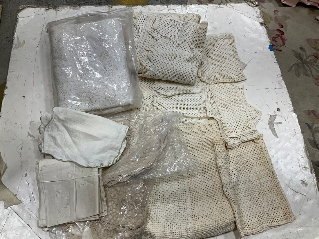 Various Crochetted Tableclothes, and more (1 of 1)