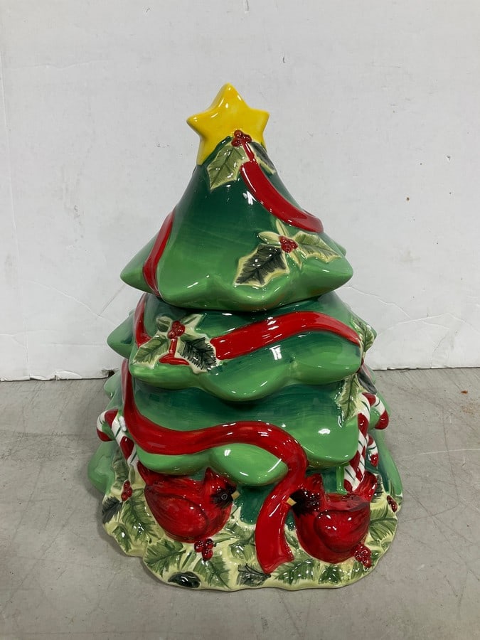 Certified International Christmas Tree Cookie Jar (11in Tall) (1 of 1)