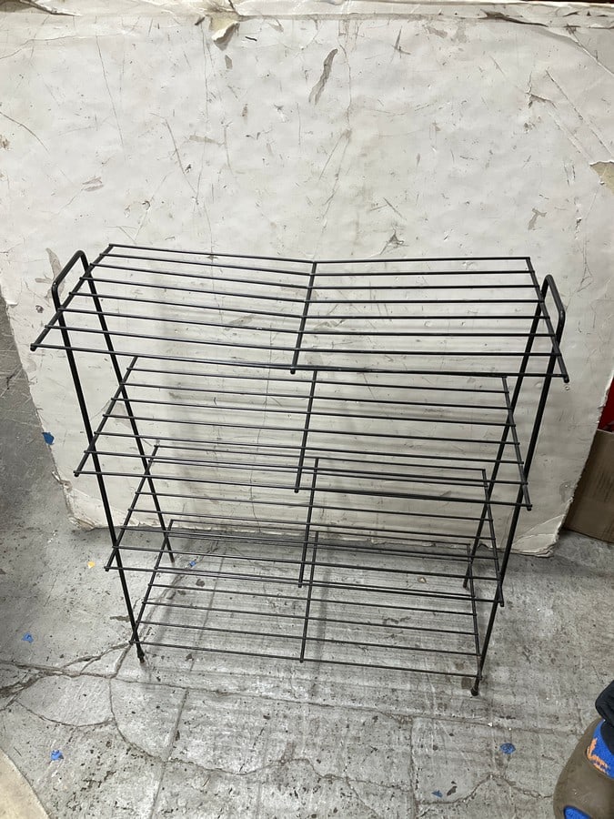3 Shelf Metal Rack (33inx26.5inx11.5in) (1 of 1)