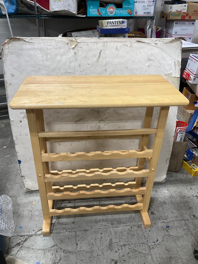 Wooden Wine Rack Shelf (36inx32inx16in) (1 of 1)