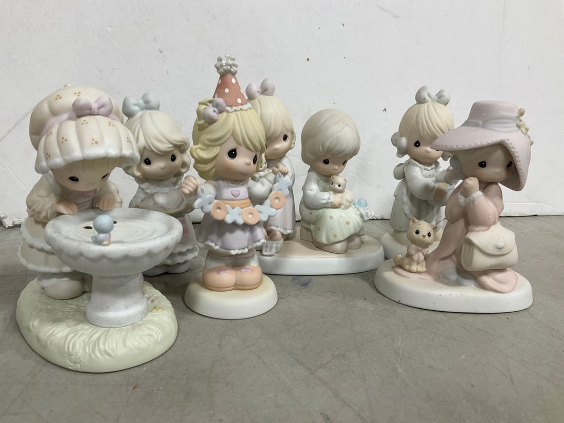 Various Ceramic Precious Moments Figures (Tallest - 6in) (1 of 1)