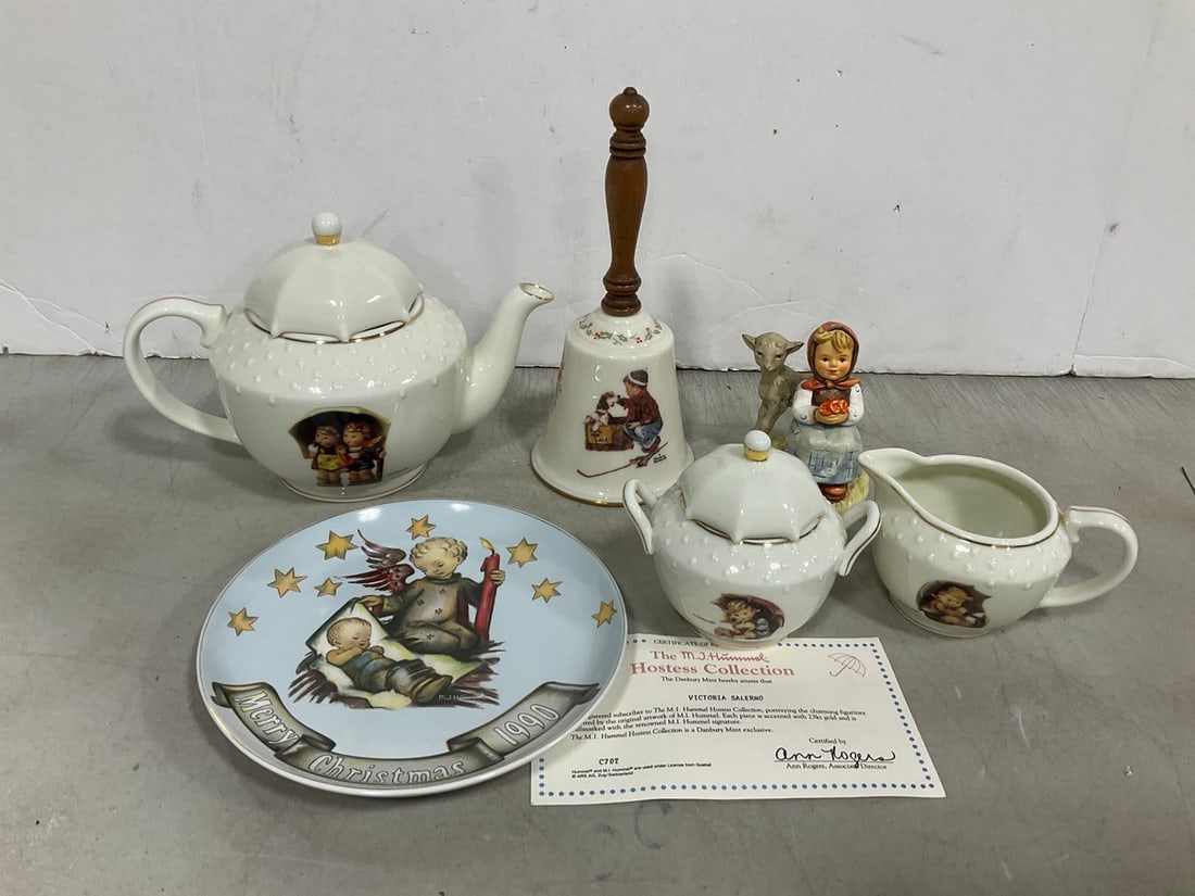 Goebel Plate, Pitcher, Teapot, Bell, and more (1 of 1)