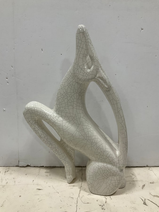 Ceramic Gazelle Statue (21in Tall) (1 of 1)