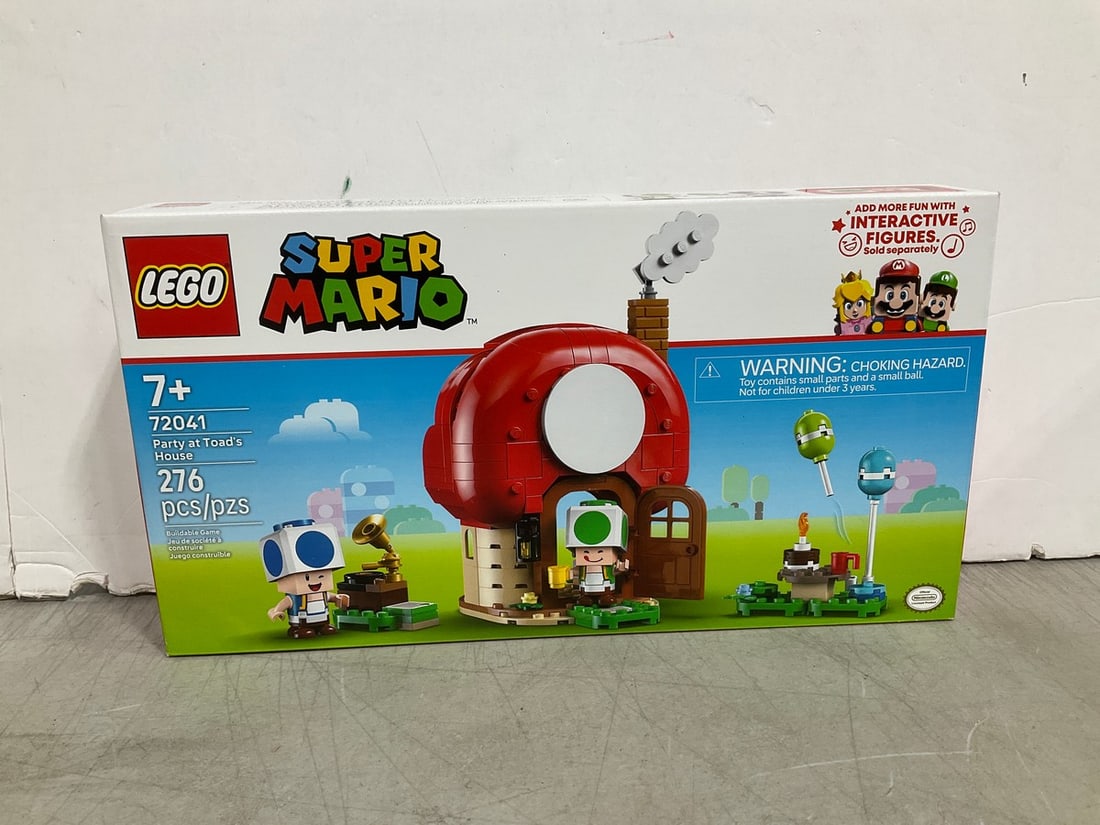 Super Mario party at Toads house lego set(new) (1 of 1)