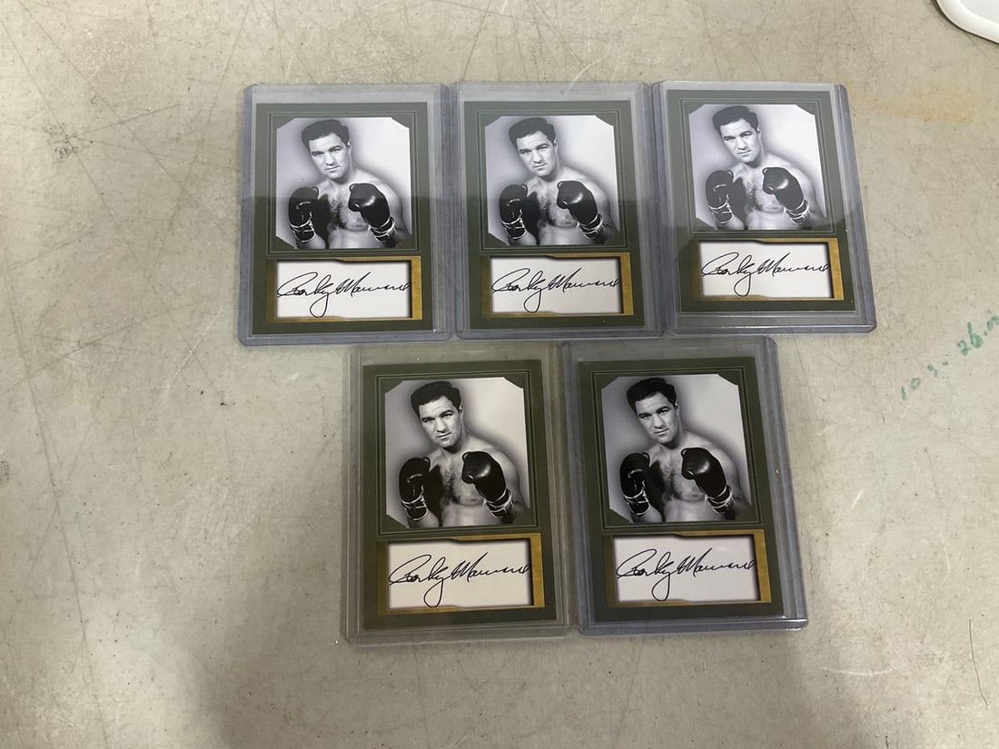 Rocky Marciano facsimile cards (1 of 1)