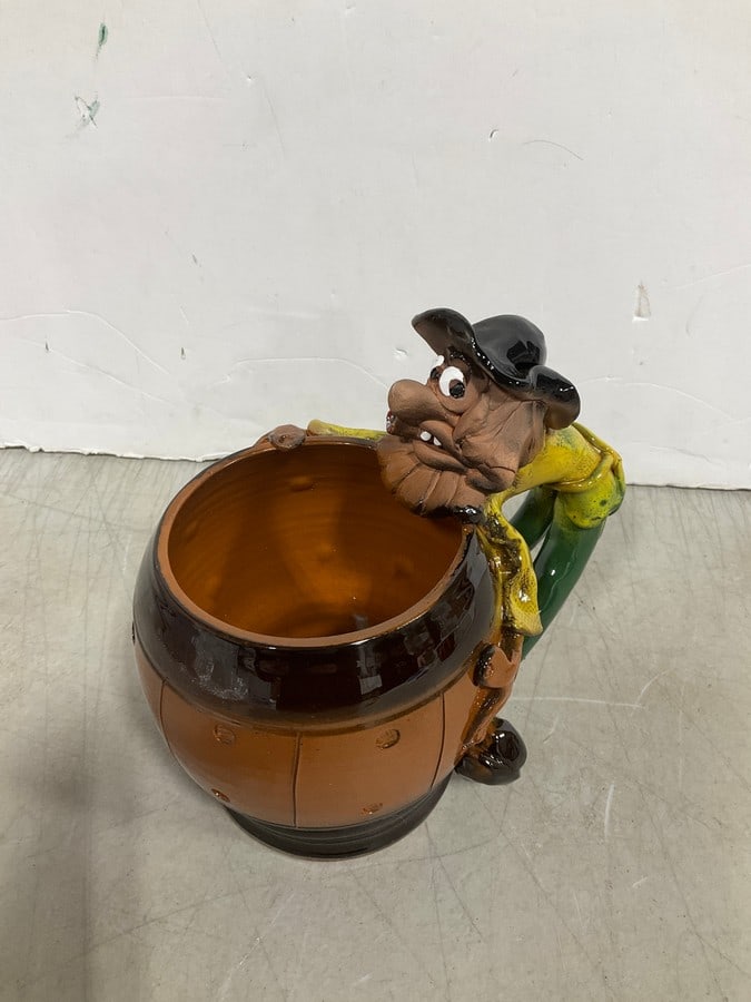 Troll mug by Robert Karlinsey(7in.tall): Troll mug by Robert Karlinsey(7in.tall)