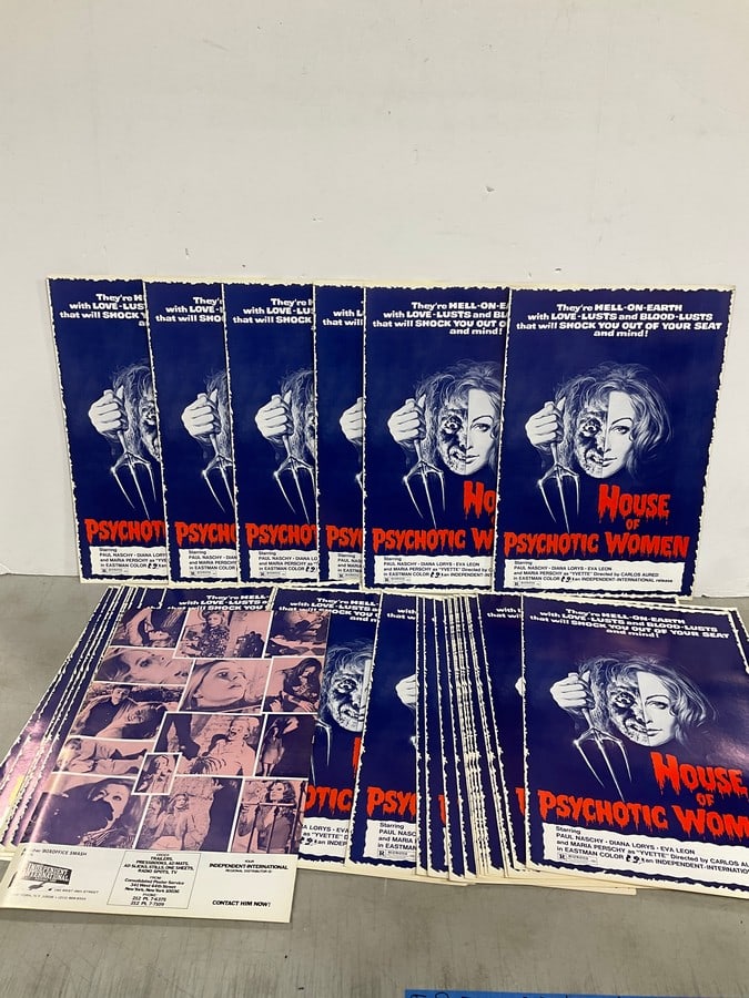 House of Psychotic Women vintage open up film booklets: House of Psychotic Women vintage open up film booklets
