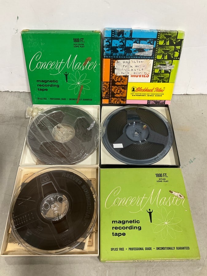 Vintage film reels(Hamilton, Apollo, and more): Vintage film reels(Hamilton, Apollo, and more)