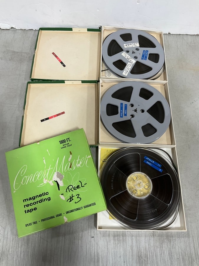 Vintage Apollo 11 film reels 1,2, and 3 (1 of 1)