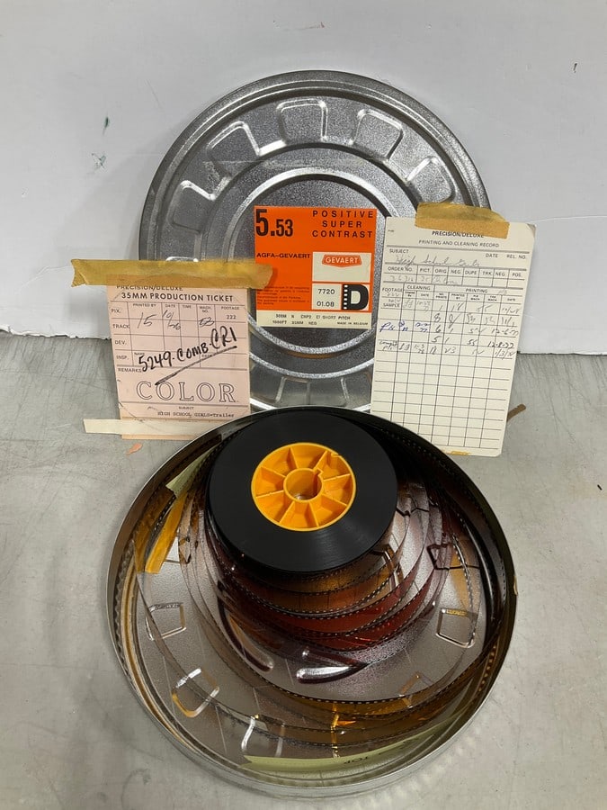 High School girls vintage film reel (1 of 1)