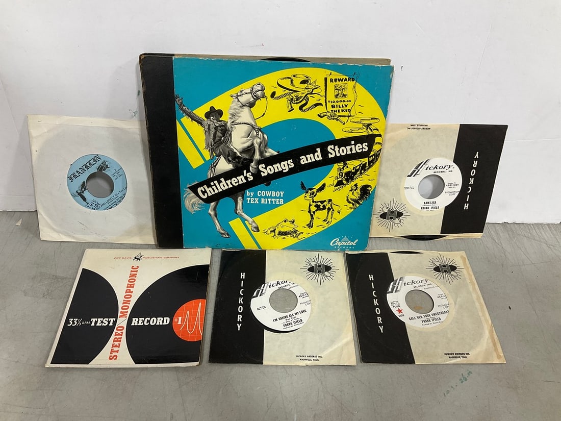 Vintage 45's/ children's songs and stories record (1 of 1)