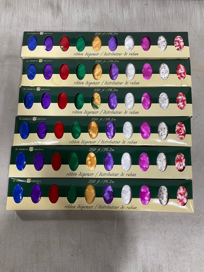 6 packs of ribbon(new in box): 6 packs of ribbon(new in box)