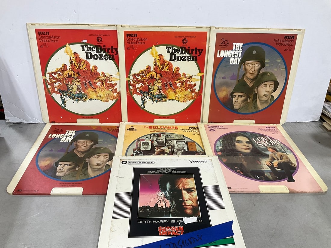 Vintage Videodiscs(The Longest Day, The Dirty Dozen, and more): Vintage Videodiscs(The Longest Day, The Dirty Dozen, and more)