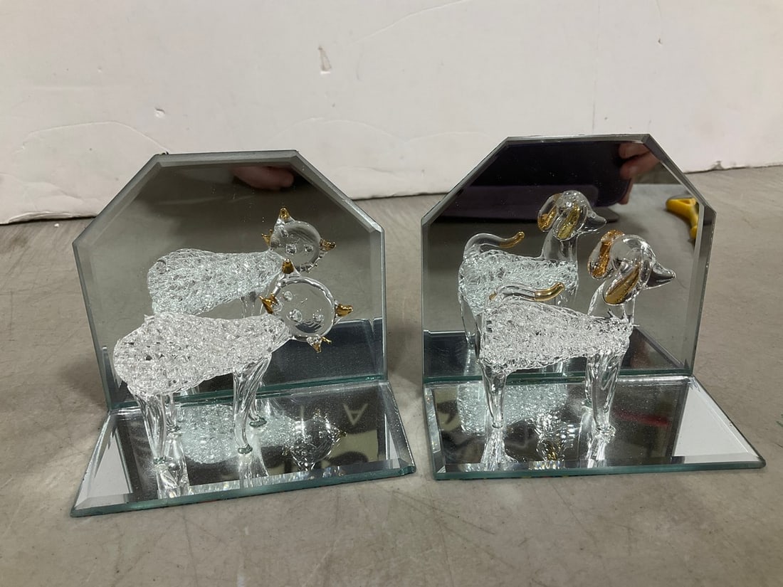 Crystal bookends (1 of 1)