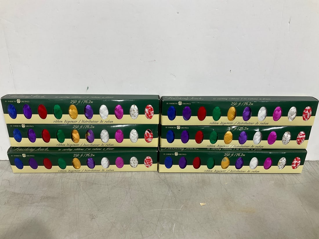 6 packs of ribbon(new in box): 6 packs of ribbon(new in box)