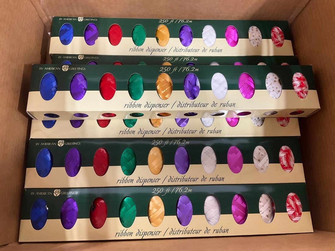 6 packs of ribbon(new in box): 6 packs of ribbon(new in box)