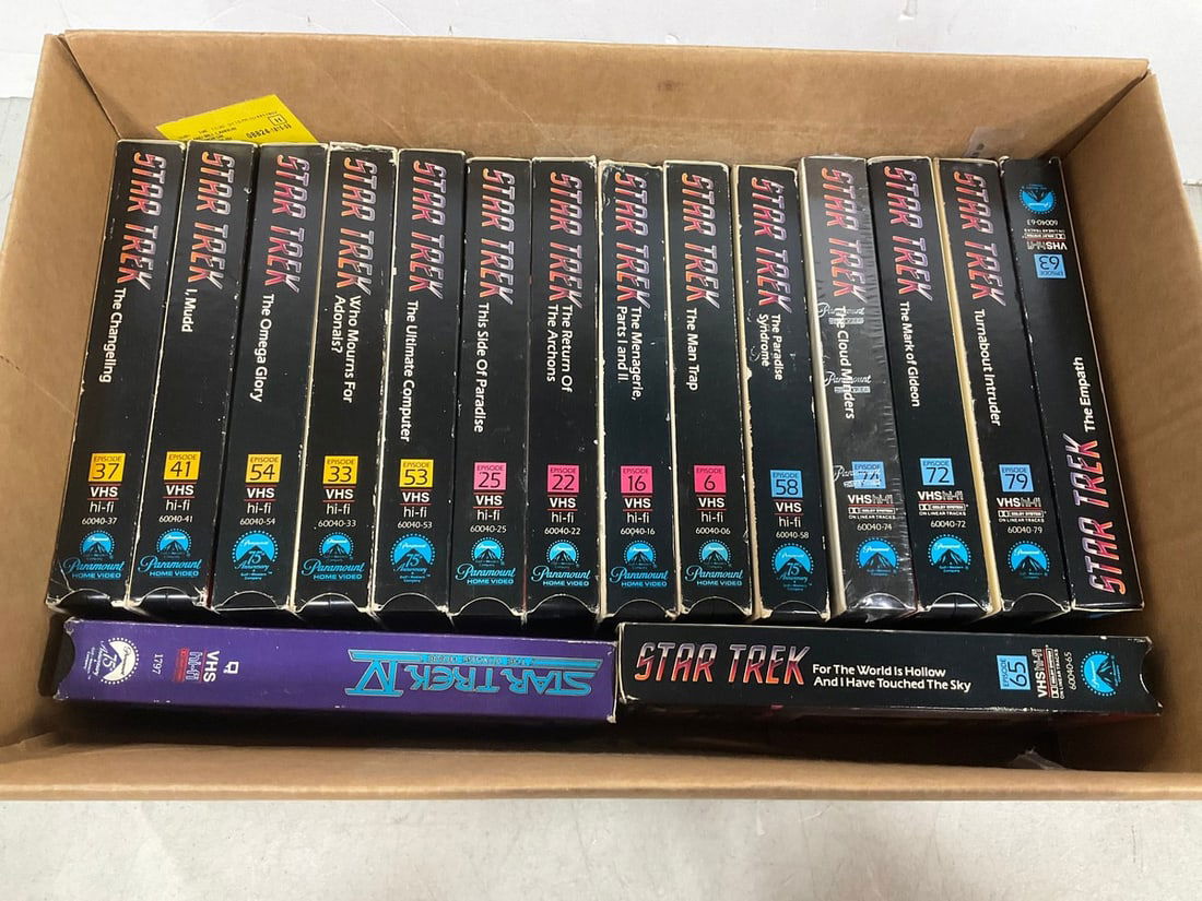 Star Trek VHS tapes (1 of 1)