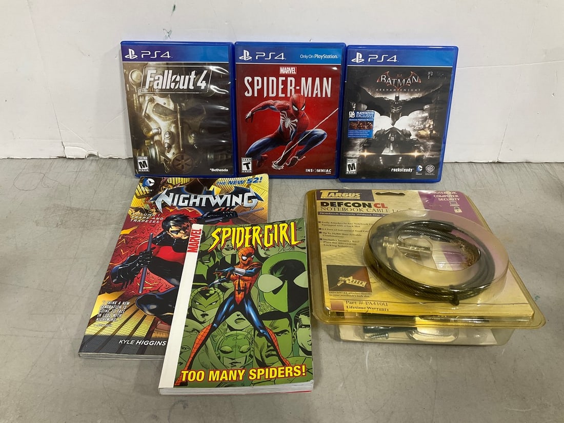 PS4 games, comic books, and more (1 of 1)